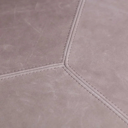 Gramercy Leather Round Ottoman - LOOMLAN - Olivia + Quinn - Ottomans