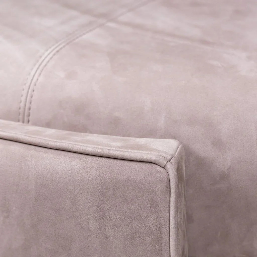 Gramercy Leather Round Ottoman - LOOMLAN - Olivia + Quinn - Ottomans