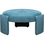 Gramercy Leather Round Ottoman - LOOMLAN - Olivia + Quinn - Ottomans