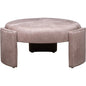 Gramercy Leather Round Ottoman - LOOMLAN - Olivia + Quinn - Ottomans