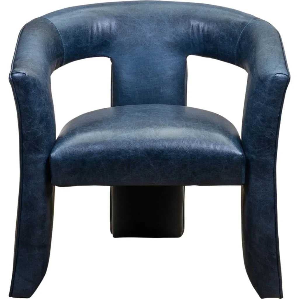 Gramercy Modern Design Leather Chair - LOOMLAN - Olivia + Quinn - Accent Chairs