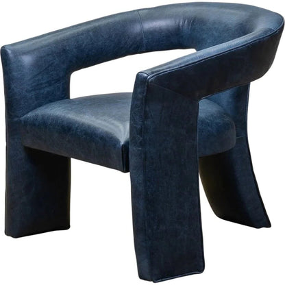 Gramercy Modern Design Leather Chair - LOOMLAN - Olivia + Quinn - Accent Chairs