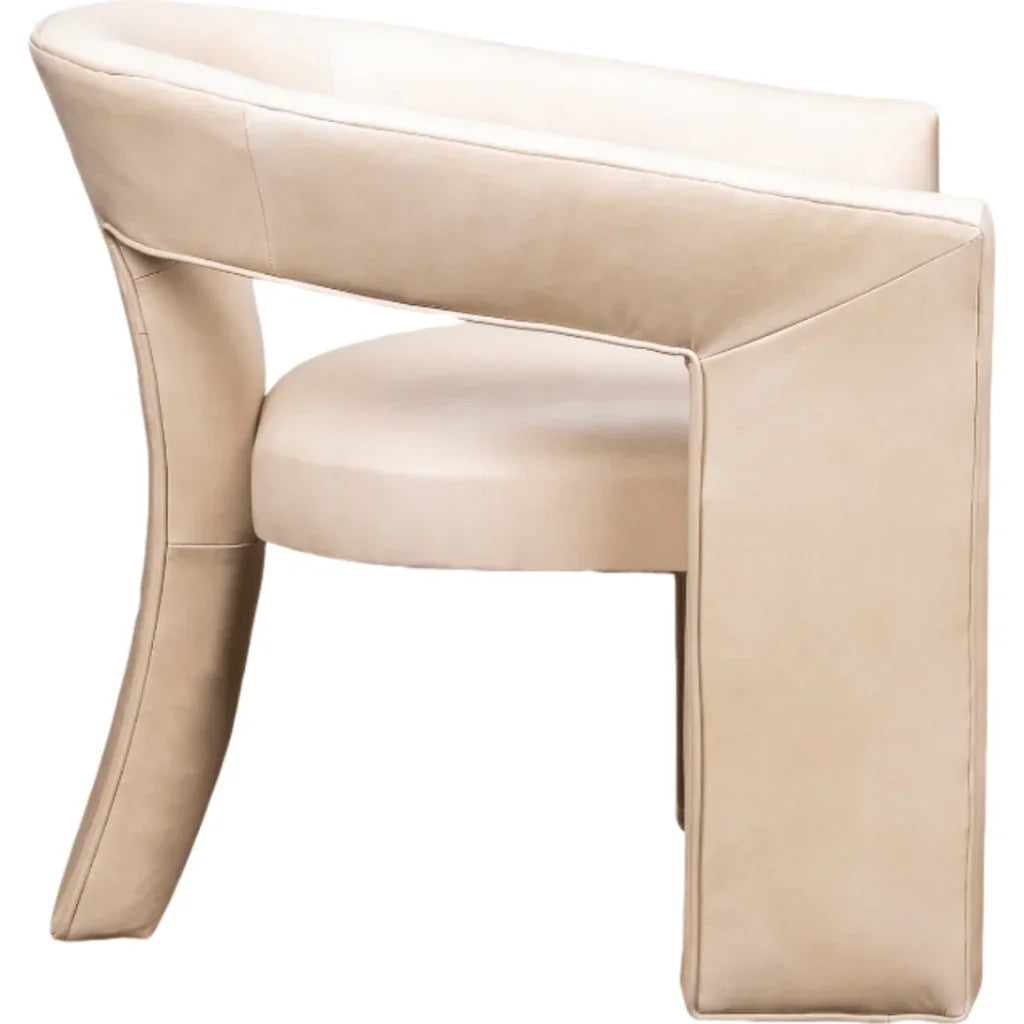 Gramercy Modern Design Leather Chair - LOOMLAN - Olivia + Quinn - Accent Chairs