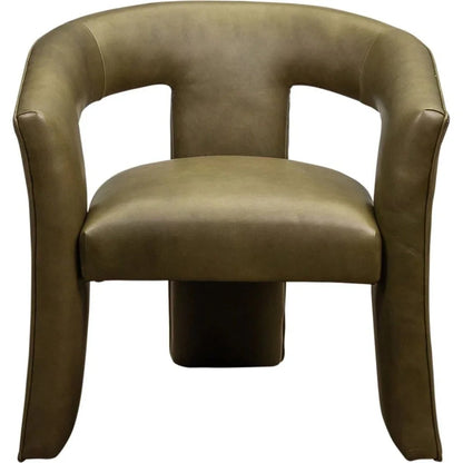Gramercy Modern Design Leather Chair - LOOMLAN - Olivia + Quinn - Accent Chairs