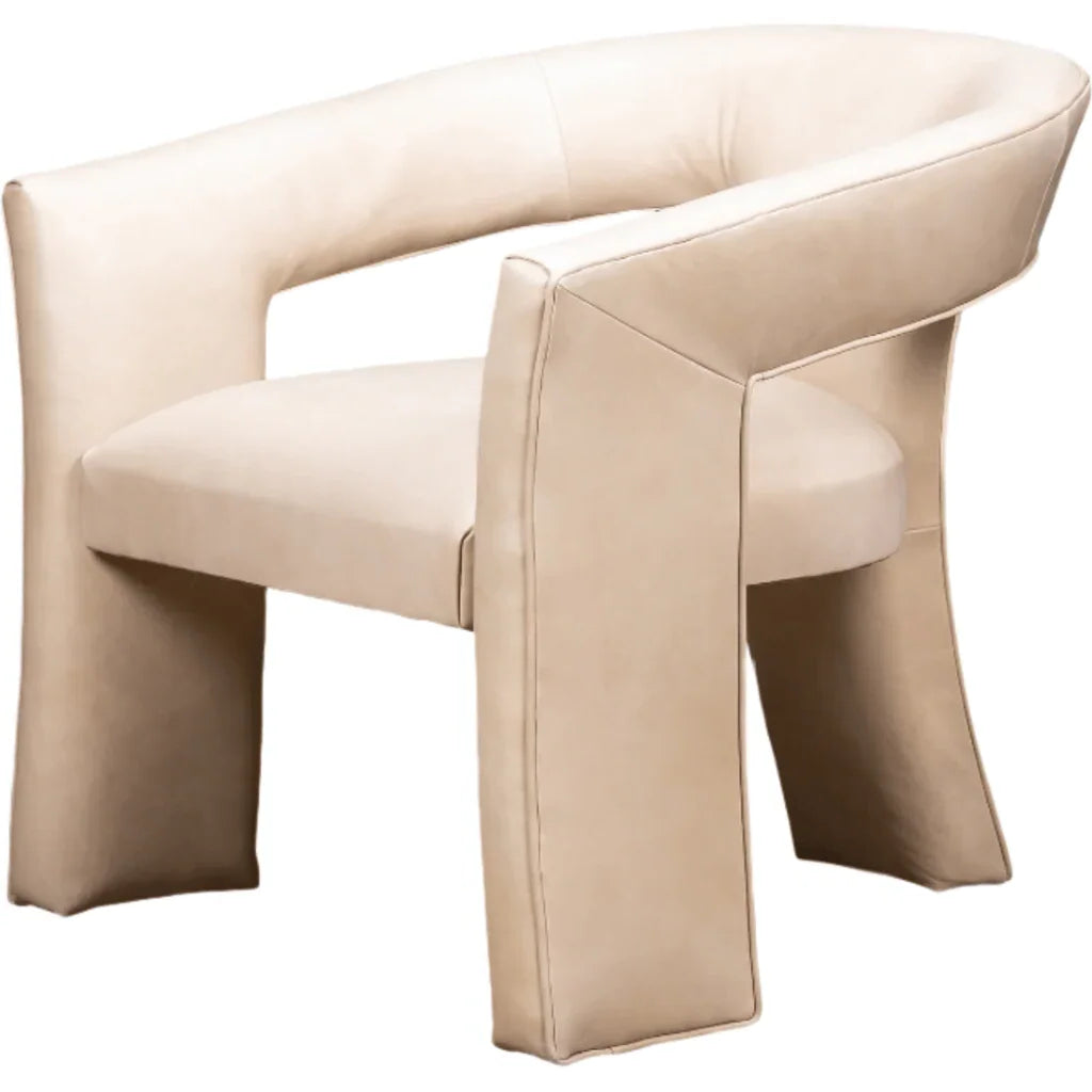 Gramercy Modern Design Leather Chair - LOOMLAN - Olivia + Quinn - Accent Chairs