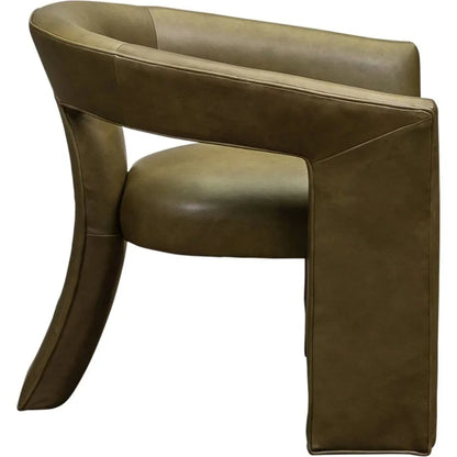 Gramercy Modern Design Leather Chair - LOOMLAN - Olivia + Quinn - Accent Chairs