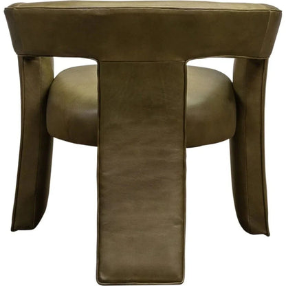 Gramercy Modern Design Leather Chair - LOOMLAN - Olivia + Quinn - Accent Chairs