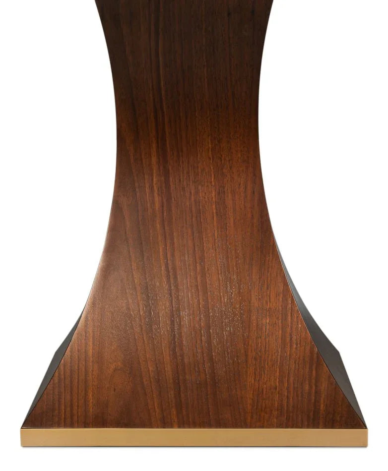 Gramercy Park Jupe Rectangular Dining Table-Dining Tables-Sarreid-LOOMLAN