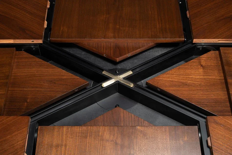 Gramercy Park Jupe Rectangular Dining Table-Dining Tables-Sarreid-LOOMLAN