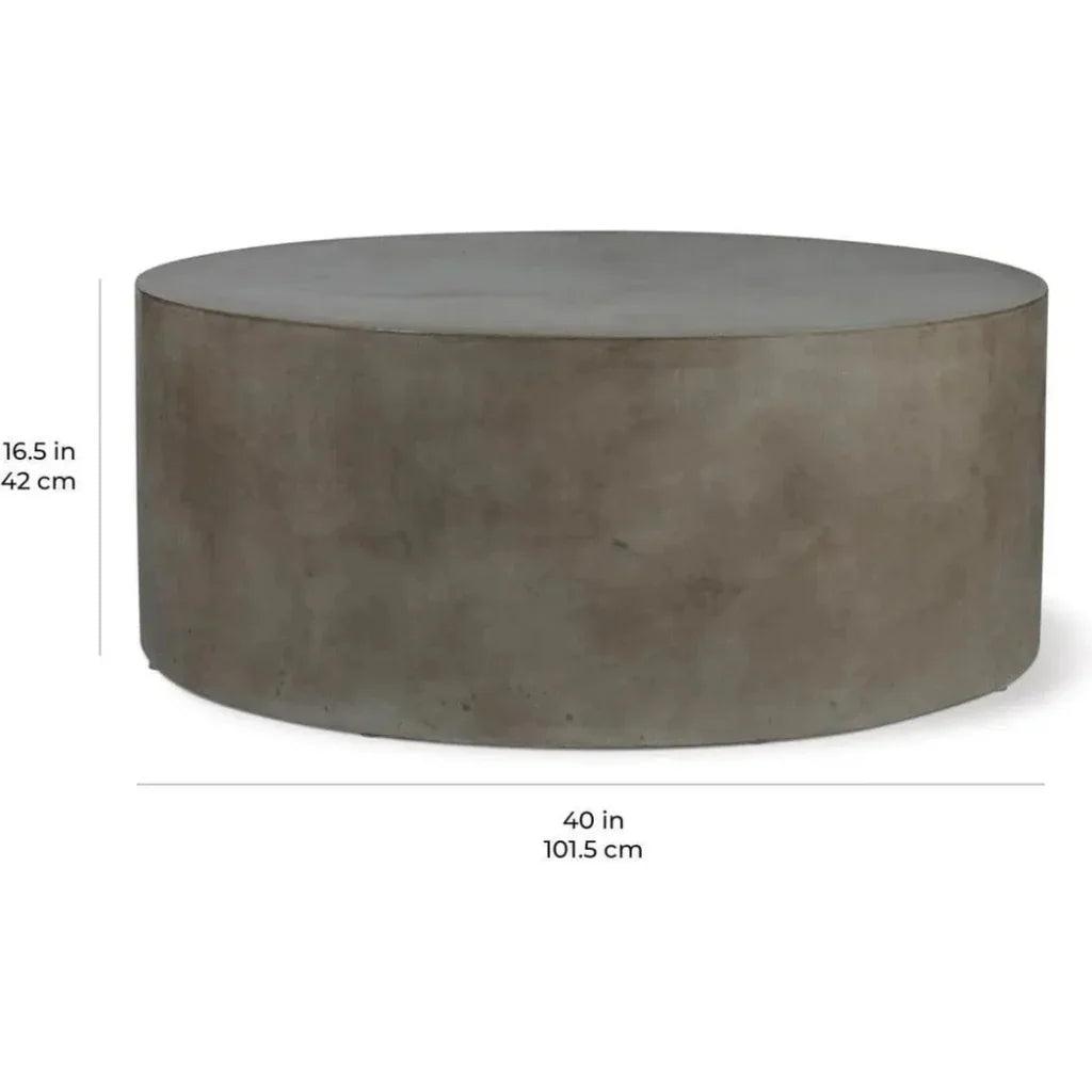 Grand Louis Coffee Table - White Outdoor Coffee Table-Outdoor Coffee Tables-Seasonal Living-LOOMLAN