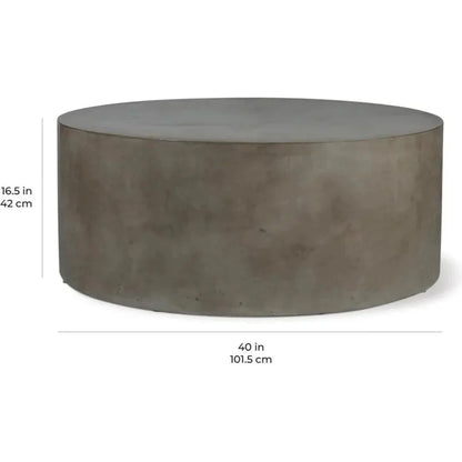 Grand Louis Coffee Table - White Outdoor Coffee Table-Outdoor Coffee Tables-Seasonal Living-LOOMLAN