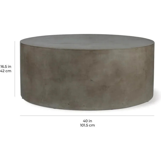 Grand Louis Coffee Table - White Outdoor Coffee Table-Outdoor Coffee Tables-Seasonal Living-LOOMLAN