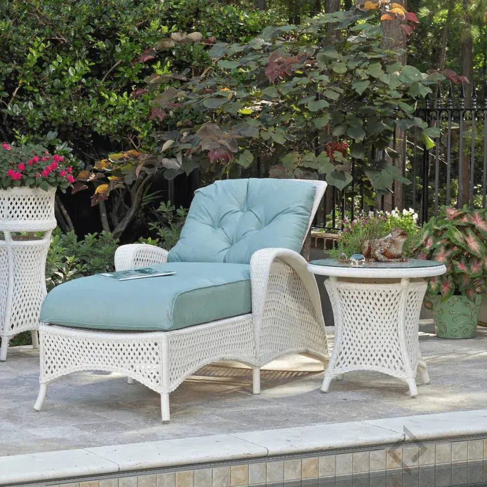 Grand Traverse 2Pc Set Chaise Lounge Table-Outdoor Lounge Sets-Lloyd Flanders-LOOMLAN