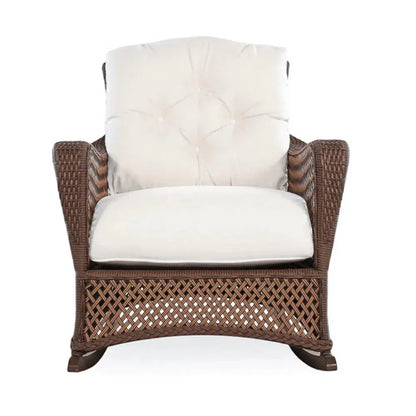 Grand Traverse Loveseat Glider Rocking Chair Tables-Outdoor Lounge Sets-Lloyd Flanders-LOOMLAN