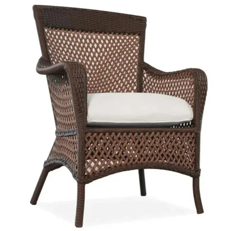 Grand Traverse Outdoor Dining Armchair Sunbrella-Outdoor Dining Chairs-Lloyd Flanders-LOOMLAN