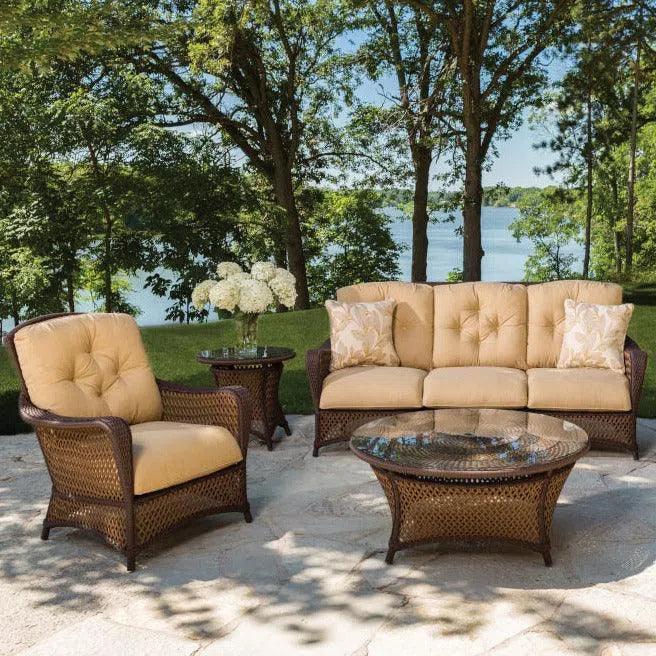 Grand Traverse Outdoor Lounge Chair Sunbrella-Outdoor Lounge Chairs-Lloyd Flanders-LOOMLAN