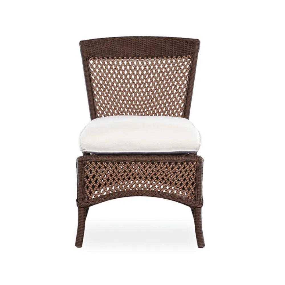 Grand Traverse Patio Dining Chair Sunbrella Cushions-Outdoor Dining Chairs-Lloyd Flanders-LOOMLAN