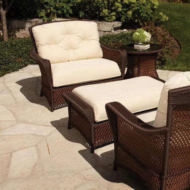 Grand Traverse Patio Lounge Chair & A Half Sunbrella-Outdoor Lounge Chairs-Lloyd Flanders-LOOMLAN