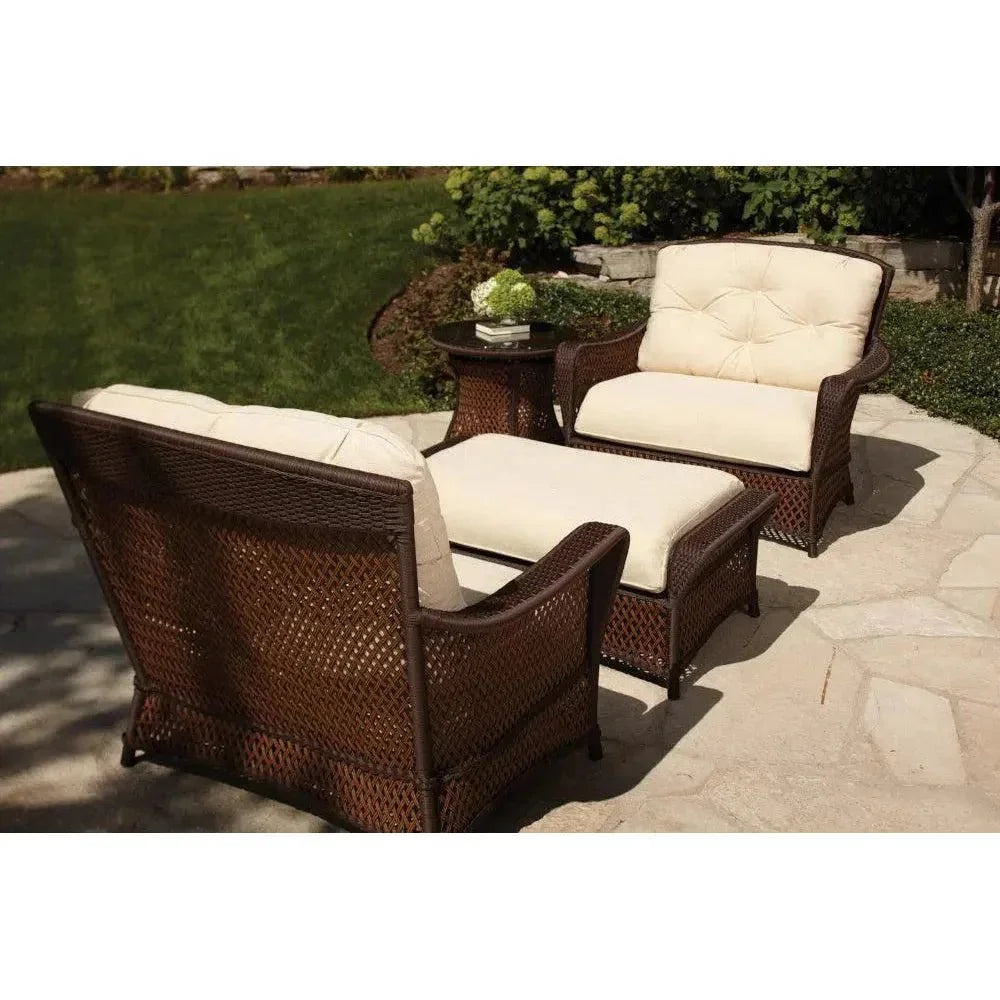 Grand Traverse Patio Lounge Chair & A Half Sunbrella-Outdoor Lounge Chairs-Lloyd Flanders-LOOMLAN