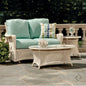 Grand Traverse Patio Loveseat Glider Set Tables-Outdoor Lounge Sets-Lloyd Flanders-LOOMLAN