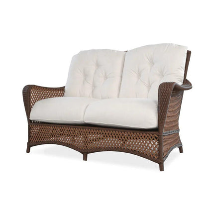 Grand Traverse Patio Loveseat Sunbrella Cushions - LOOMLAN - Lloyd Flanders - Outdoor Sofas & Loveseats