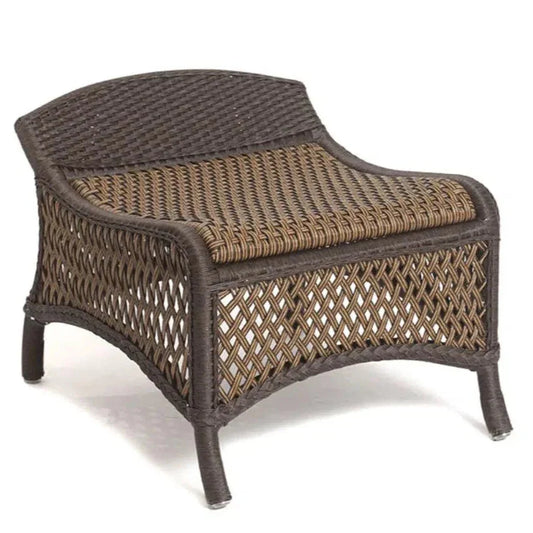 Grand Traverse Patio Ottoman Outdoor Furniture-Outdoor Ottomans-Lloyd Flanders-LOOMLAN