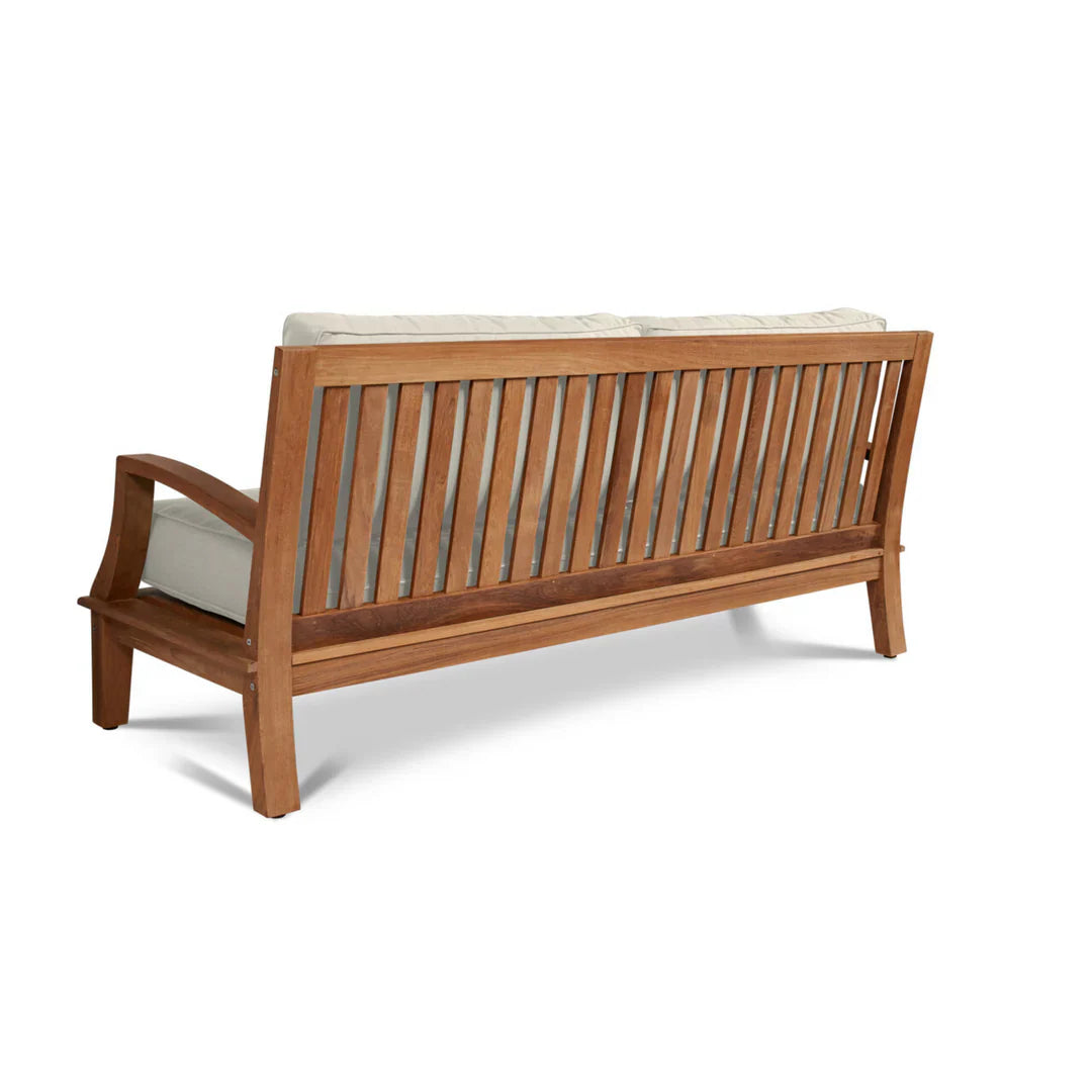 Grande Teak Deep Outdoor Couch Sunbrella Cushion