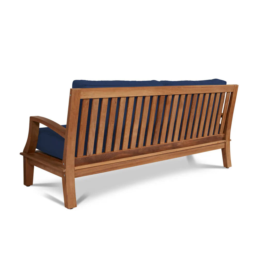 Grande Teak Deep Outdoor Couch Sunbrella Cushion