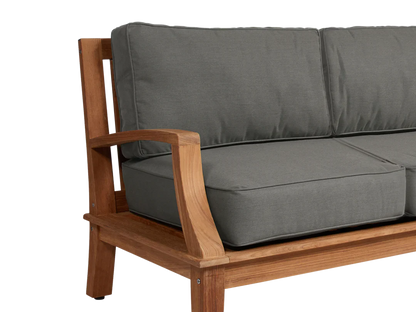 Grande Teak Deep Outdoor Couch Sunbrella Cushion