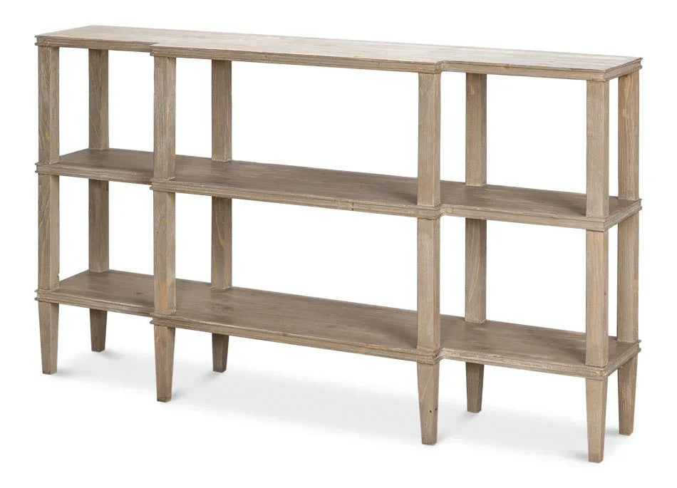 Grange Bungalow Wooden Console Table - LOOMLAN - Sarreid - Console Tables