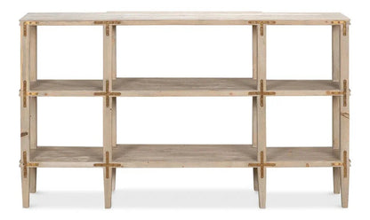 Grange Bungalow Wooden Console Table - LOOMLAN - Sarreid - Console Tables