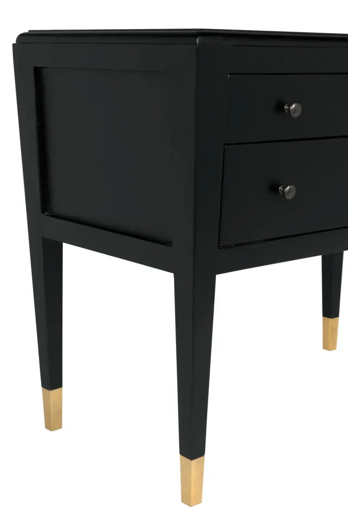 Grant Wooden Black Sideboard - LOOMLAN - Noir - Sideboards