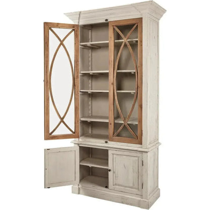 Grayson Fretwork Cabinet - LOOMLAN - Furniture Classics - Buffets & Curios