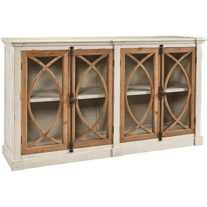 Grayson Fretwork Hutch - LOOMLAN - Furniture Classics - Etageres