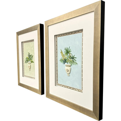 Grecian Vase Palm II Framed Wall Art 2PC