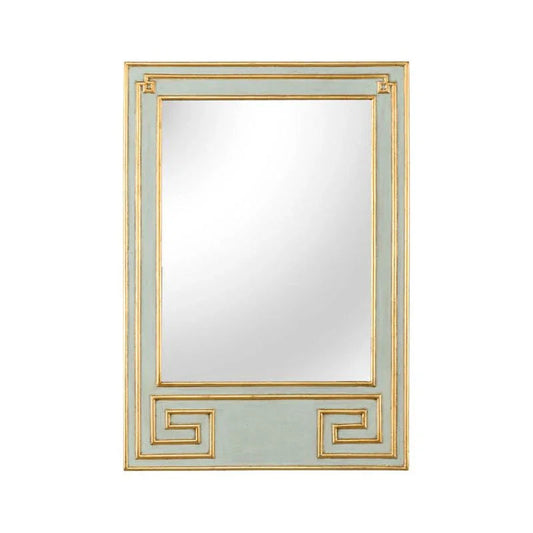 Greek Hall Wood Framed Wall Mirror - Green - LOOMLAN - Chelsea House - Wall Mirrors