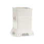 Greek Key Square Porcelain Vase - LOOMLAN - Chelsea House - Vases & Jars