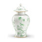Green Chinoiserie Porcelain Jar - LOOMLAN - Chelsea House - Vases & Jars
