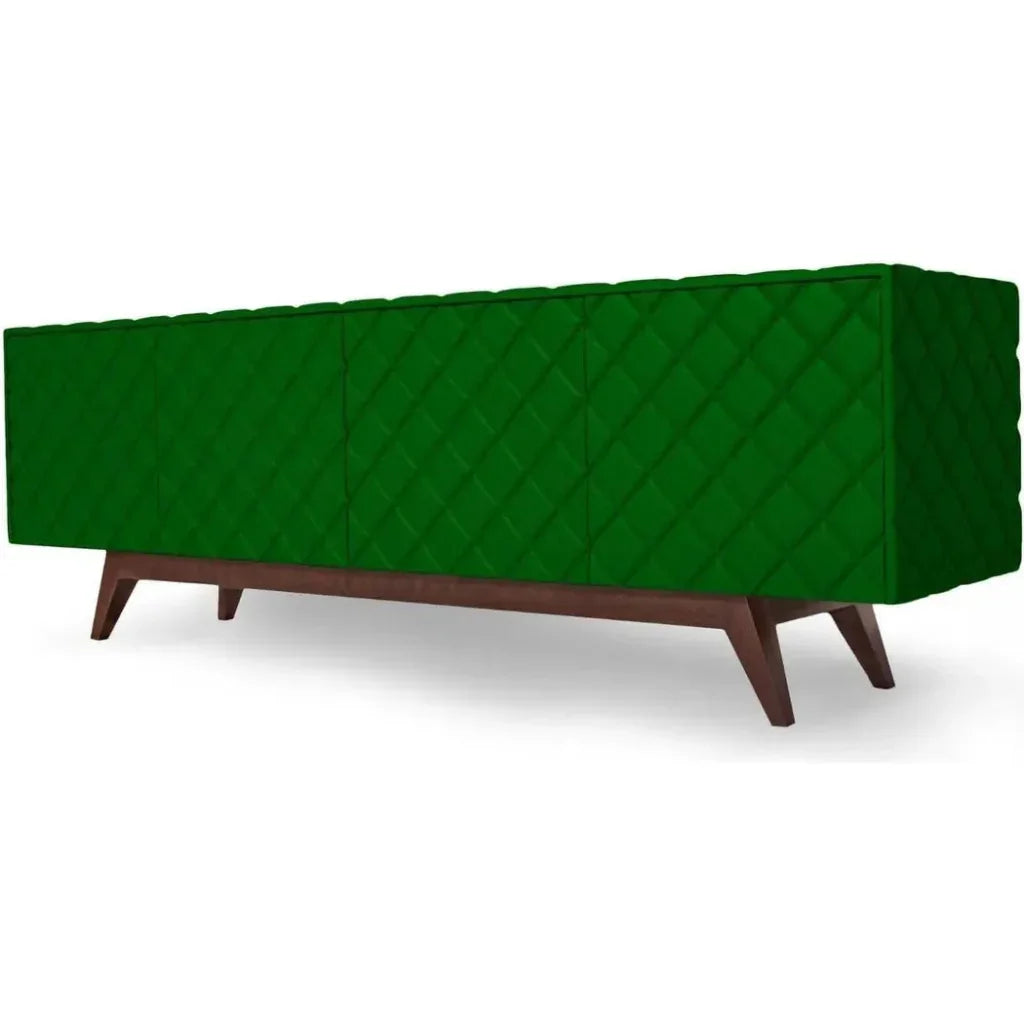 Green Diamond Wood Credenza or TV Stand - LOOMLAN - Victor Betancourt - Sideboards