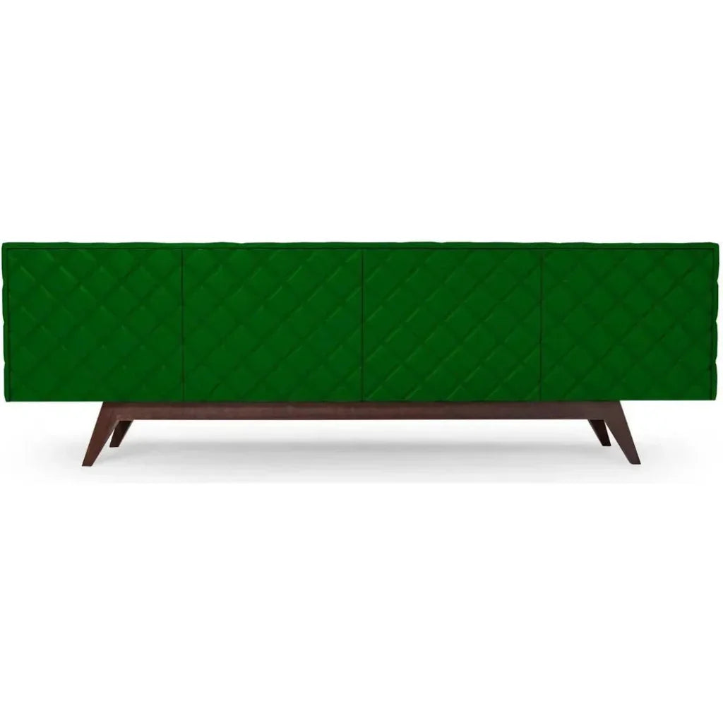 Green Diamond Wood Credenza or TV Stand - LOOMLAN - Victor Betancourt - Sideboards