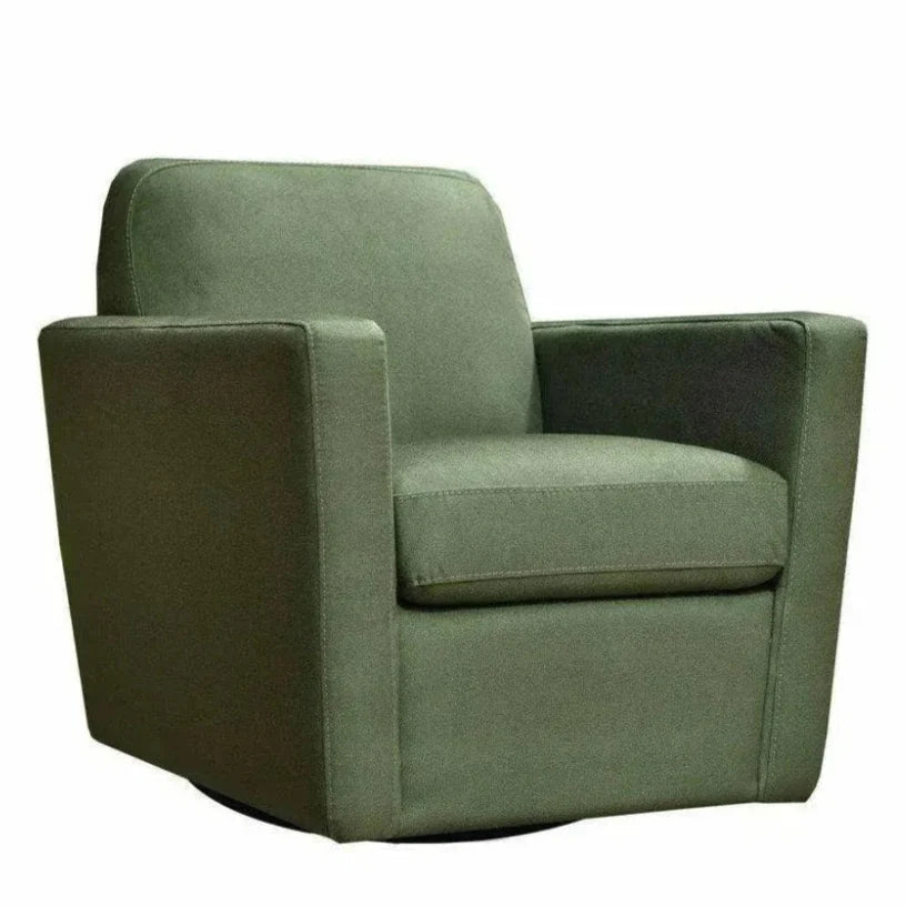 Green Swivel Club Chair Forest Green - LOOMLAN - LH Imports - Club Chairs