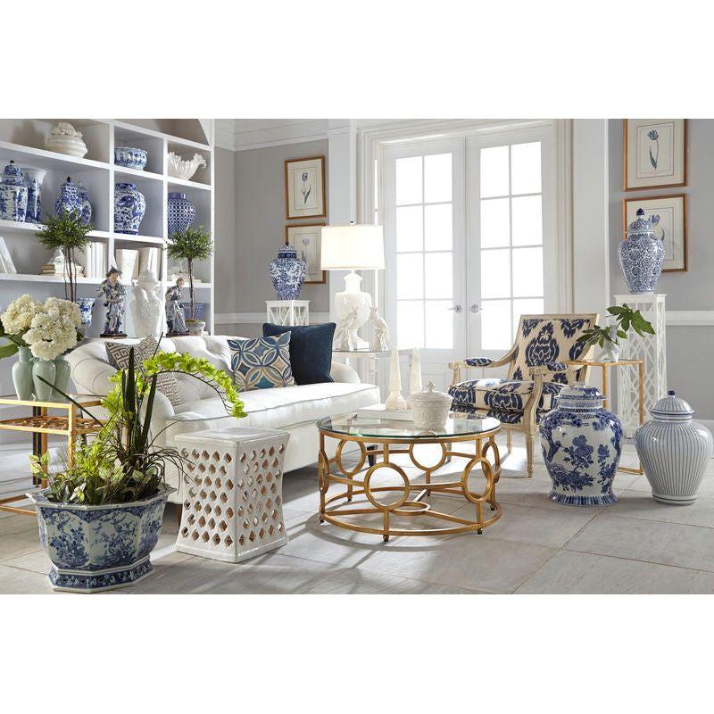 Greenwich Italian Ceramic Table Lamp - LOOMLAN - Chelsea House - Table Lamps