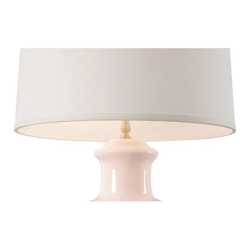 Greenwich Pink Ceramic Italian Design Table Lamp - LOOMLAN - Chelsea House - Table Lamps