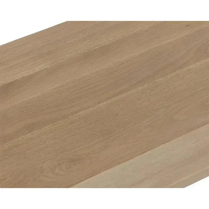 Gregor Unique Angular d Wooden Backless Bench - LOOMLAN - SUNPAN - Bedroom Benches