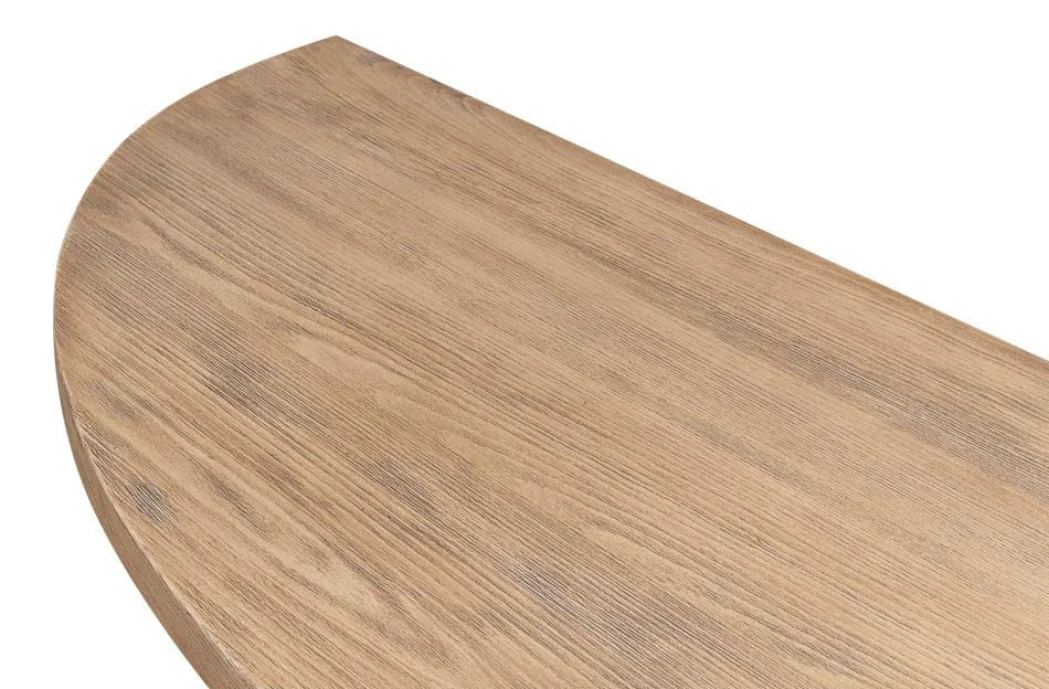 Gregorio Vineyards Half Moon Design Console Table - LOOMLAN - Sarreid - Console Tables