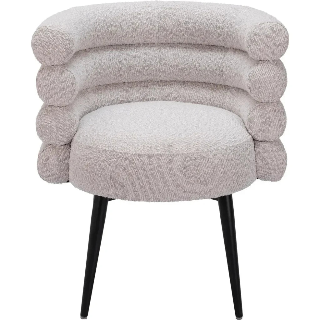 Grena Misty Gray Armless Dining Chair - LOOMLAN - Zuo Modern - Dining Chairs