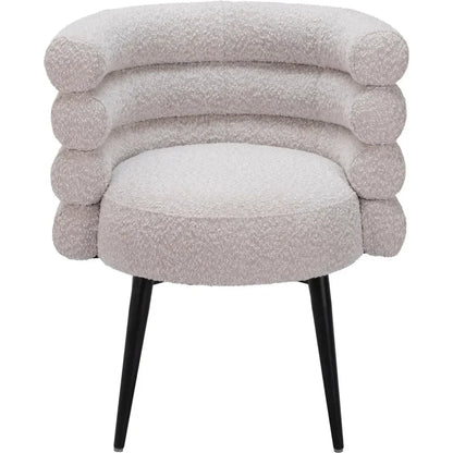 Grena Misty Gray Armless Dining Chair - LOOMLAN - Zuo Modern - Dining Chairs