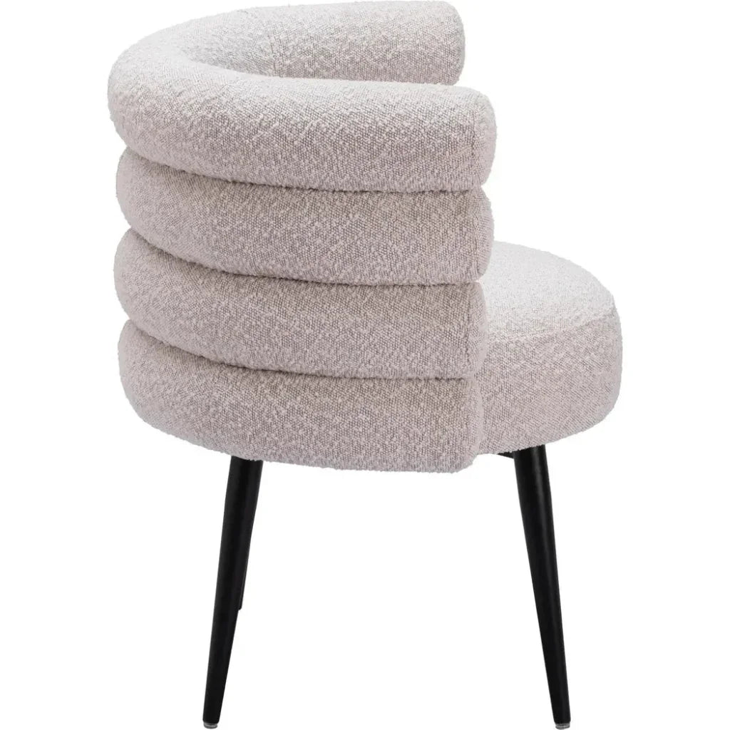 Grena Misty Gray Armless Dining Chair - LOOMLAN - Zuo Modern - Dining Chairs