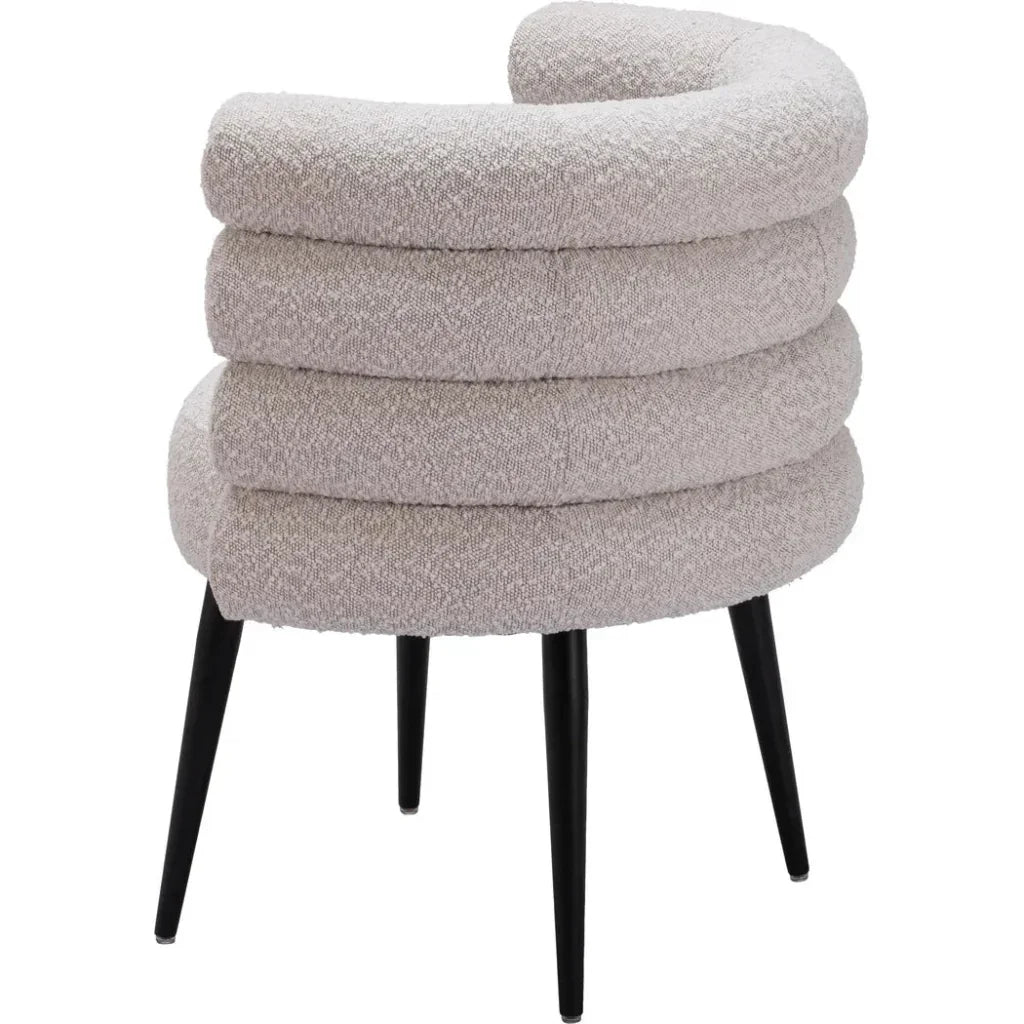 Grena Misty Gray Armless Dining Chair - LOOMLAN - Zuo Modern - Dining Chairs