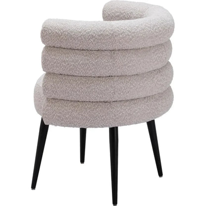 Grena Misty Gray Armless Dining Chair - LOOMLAN - Zuo Modern - Dining Chairs